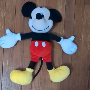 Disney Mickey Mouse Plush - Black, Red, Yellow